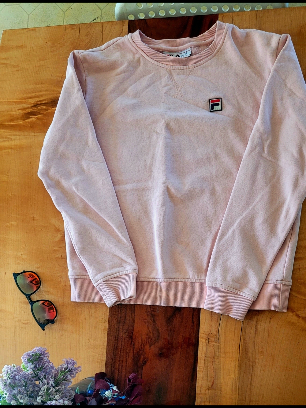 FILA Pink Crewneck Sweatshirt